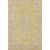 3' X 5' Wheat Gold And Gray Floral Medallion Washable Area Rug With UV Protection 3' X 5' Wheat Gold And Gray Floral Medallion Washable Area Rug With UV Protection