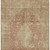 5' X 8' Rust And Beige Medallion Washable Area Rug With UV Protection