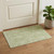 3' X 5' Artichoke Green Beige And Ivory Damask Washable Area Rug With UV Protection 3' X 5' Artichoke Green Beige And Ivory Damask Washable Area Rug With UV Protection