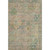 8' X 10' Green Teal And Orange Floral Washable Area Rug With UV Protection 8' X 10' Green Teal And Orange Floral Washable Area Rug With UV Protection