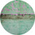 8' Green Teal And Pink Abstract Washable Round Rug With UV Protection 8' Green Teal And Pink Abstract Washable Round Rug With UV Protection