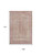 9' X 12' Rust And Mauve Geometric Washable Area Rug With UV Protection 9' X 12' Rust And Mauve Geometric Washable Area Rug With UV Protection