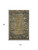 5' X 8' Brown And Charcoal Oriental Washable Area Rug With UV Protection 5' X 8' Brown And Charcoal Oriental Washable Area Rug With UV Protection