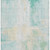 8' X 10' Teal And Ivory Abstract Washable Area Rug With UV Protection