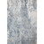 3' X 5' Blue And Ivory Abstract Washable Area Rug With UV Protection 3' X 5' Blue And Ivory Abstract Washable Area Rug With UV Protection