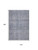 10' X 14' Blue And Gray Geometric Washable Area Rug With UV Protection 10' X 14' Blue And Gray Geometric Washable Area Rug With UV Protection
