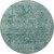 8' Teal And Beige Oriental Washable Round Rug With UV Protection 8' Teal And Beige Oriental Washable Round Rug With UV Protection