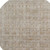 8' Taupe And Beige Oriental Washable Round Rug With UV Protection 8' Taupe And Beige Oriental Washable Round Rug With UV Protection
