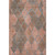 3' X 5' Copper And Gray Damask Washable Area Rug With UV Protection