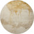 8' Gold And Beige Abstract Washable Round Rug With UV Protection 8' Gold And Beige Abstract Washable Round Rug With UV Protection