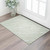 3' X 5' Green And Ivory Abstract Geometric Washable Area Rug With UV Protection 3' X 5' Green And Ivory Abstract Geometric Washable Area Rug With UV Protection