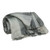 Transitional Gray and White Woven Handloom Throw Transitional Gray and White Woven Handloom Throw