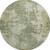 8' Sage And Beige Abstract Washable Round Rug With UV Protection 8' Sage And Beige Abstract Washable Round Rug With UV Protection