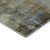 3' X 5' Green And Gray Abstract Washable Area Rug With UV Protection
