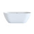 63" White Acrylic Oval Bath Tub 63" White Acrylic Oval Bath Tub