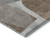 10' X 14' Coffee And Gray Abstract Washable Area Rug With UV Protection 10' X 14' Coffee And Gray Abstract Washable Area Rug With UV Protection
