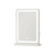 18" Lighted Freestanding Frameless Makeup Shaving Tabletop Mirror With USB 18" Lighted Freestanding Frameless Makeup Shaving Tabletop Mirror With USB