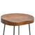 30" Brown and Black Solid Wood and Iron Bar Height Bar Chair 30" Brown and Black Solid Wood and Iron Bar Height Bar Chair