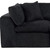 138" Black Chenille Modular Sofa With Toss Pillows 138" Black Chenille Modular Sofa With Toss Pillows