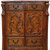 43" Brown Solid Wood Five Drawer Standard Chest 43" Brown Solid Wood Five Drawer Standard Chest