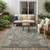 5' X 8' Chocolate And Beige Oriental Washable Indoor Outdoor Area Rug 5' X 8' Chocolate And Beige Oriental Washable Indoor Outdoor Area Rug