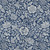 8' X 10' Navy Blue And Ivory Floral Washable Indoor Outdoor Area Rug 8' X 10' Navy Blue And Ivory Floral Washable Indoor Outdoor Area Rug