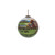 Farm in the Fall Scenery Hand Painted Mouth Blown Glass Ornament