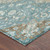 5' X 8' Teal Blue And Pewter Damask Washable Indoor Outdoor Area Rug 5' X 8' Teal Blue And Pewter Damask Washable Indoor Outdoor Area Rug