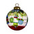 Holly Seas And Greetings Hand Painted Mouth Blown Glass Ornament Holly Seas And Greetings Hand Painted Mouth Blown Glass Ornament