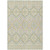 8' X 10' Green And Denim Blue Tribal Washable Indoor Outdoor Area Rug 8' X 10' Green And Denim Blue Tribal Washable Indoor Outdoor Area Rug