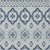 3' X 5' Navy Blue And Aqua Tribal Washable Indoor Outdoor Area Rug 3' X 5' Navy Blue And Aqua Tribal Washable Indoor Outdoor Area Rug