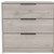 28" Light Gray Wood Three Drawer Dresser 28" Light Gray Wood Three Drawer Dresser