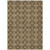 10' X 14' Chocolate And Copper Floral Washable Indoor Outdoor Area Rug 10' X 14' Chocolate And Copper Floral Washable Indoor Outdoor Area Rug