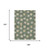 10' X 14' Green And Pearl Geometric Washable Indoor Outdoor Area Rug 10' X 14' Green And Pearl Geometric Washable Indoor Outdoor Area Rug