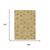 10' X 14' Gold And Blue Geometric Washable Indoor Outdoor Area Rug