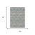 8' X 10' Teal Blue And Purple Tribal Washable Indoor Outdoor Area Rug