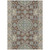 5' X 8' Chocolate And Brown Floral Medallion Washable Indoor Outdoor Area Rug 5' X 8' Chocolate And Brown Floral Medallion Washable Indoor Outdoor Area Rug