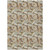 5' X 8' Brown And Ivory Abstract Washable Indoor Outdoor Area Rug