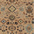 5' X 8' Copper And Brown Floral Medallion Washable Indoor Outdoor Area Rug