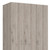 71" Light Gray Wood Two Drawer Combo Dresser 71" Light Gray Wood Two Drawer Combo Dresser