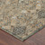 8' Copper And Green Round Geometric Washable Indoor Outdoor Area Rug