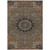 3' X 5' Chocolate And Black Floral Medallion Washable Indoor Outdoor Area Rug 3' X 5' Chocolate And Black Floral Medallion Washable Indoor Outdoor Area Rug