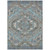 5' X 8' Teal Blue And Gray Southwestern Washable Indoor Outdoor Area Rug 5' X 8' Teal Blue And Gray Southwestern Washable Indoor Outdoor Area Rug