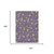 9' X 12' Purple And Lilac Botanical Leaves Washable Indoor Outdoor Area Rug