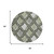 8' Sage And Green Round Geometric Washable Indoor Outdoor Area Rug 8' Sage And Green Round Geometric Washable Indoor Outdoor Area Rug