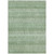 10' X 14' Green And Ivory Striped Washable Indoor Outdoor Area Rug 10' X 14' Green And Ivory Striped Washable Indoor Outdoor Area Rug