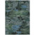 10' X 14' Green And Graphite Abstract Washable Indoor Outdoor Area Rug