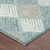 10' X 14' Teal Blue And Silver Geometric Washable Indoor Outdoor Area Rug 10' X 14' Teal Blue And Silver Geometric Washable Indoor Outdoor Area Rug