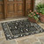 3' X 5' Black And Graphite Oriental Washable Indoor Outdoor Area Rug 3' X 5' Black And Graphite Oriental Washable Indoor Outdoor Area Rug