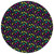 8' Black And Teal Blue Round Abstract Washable Indoor Outdoor Area Rug 8' Black And Teal Blue Round Abstract Washable Indoor Outdoor Area Rug